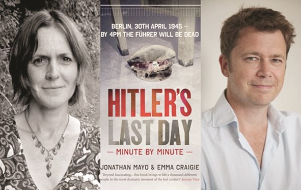 غلاف الكتاب وصورتين لمؤلفيه على جانبيه