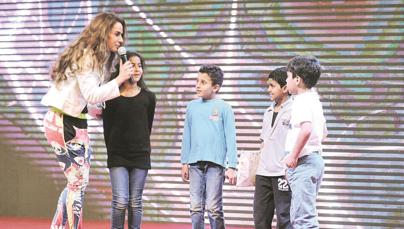 لقاء مع أطفال