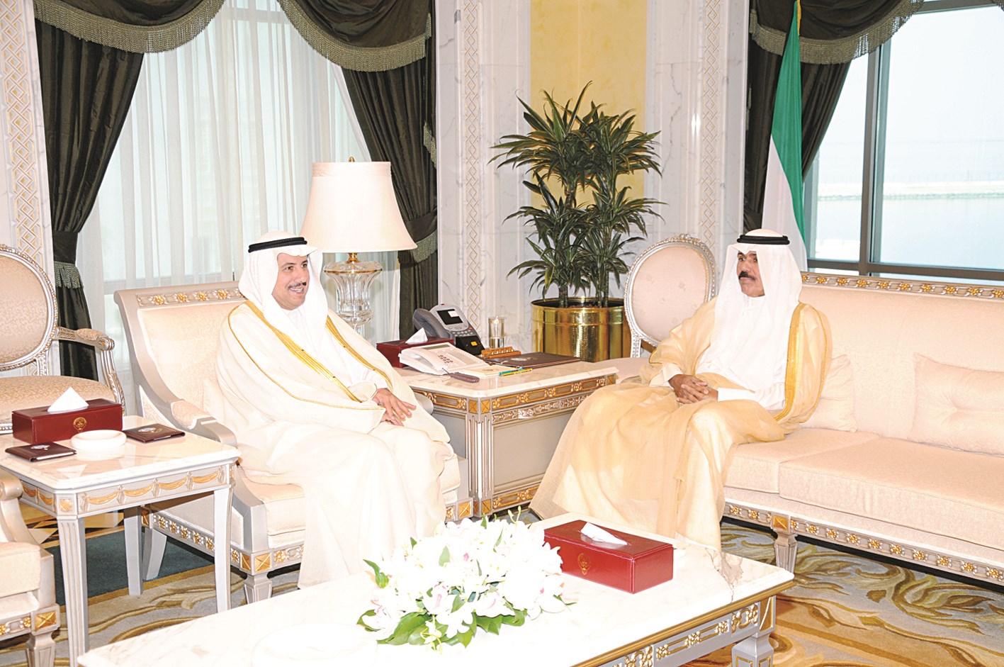 ...ومستقبلاً السفير عزام الصباح