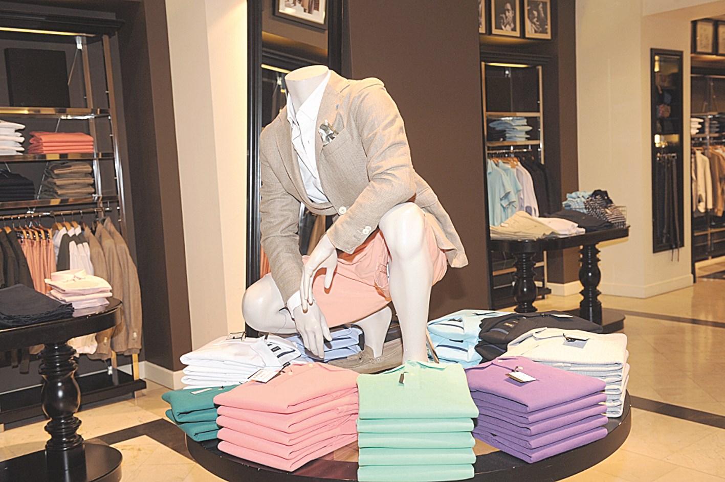 جانب من التشكيلة الرجالية  (تصوير جلال معوض)