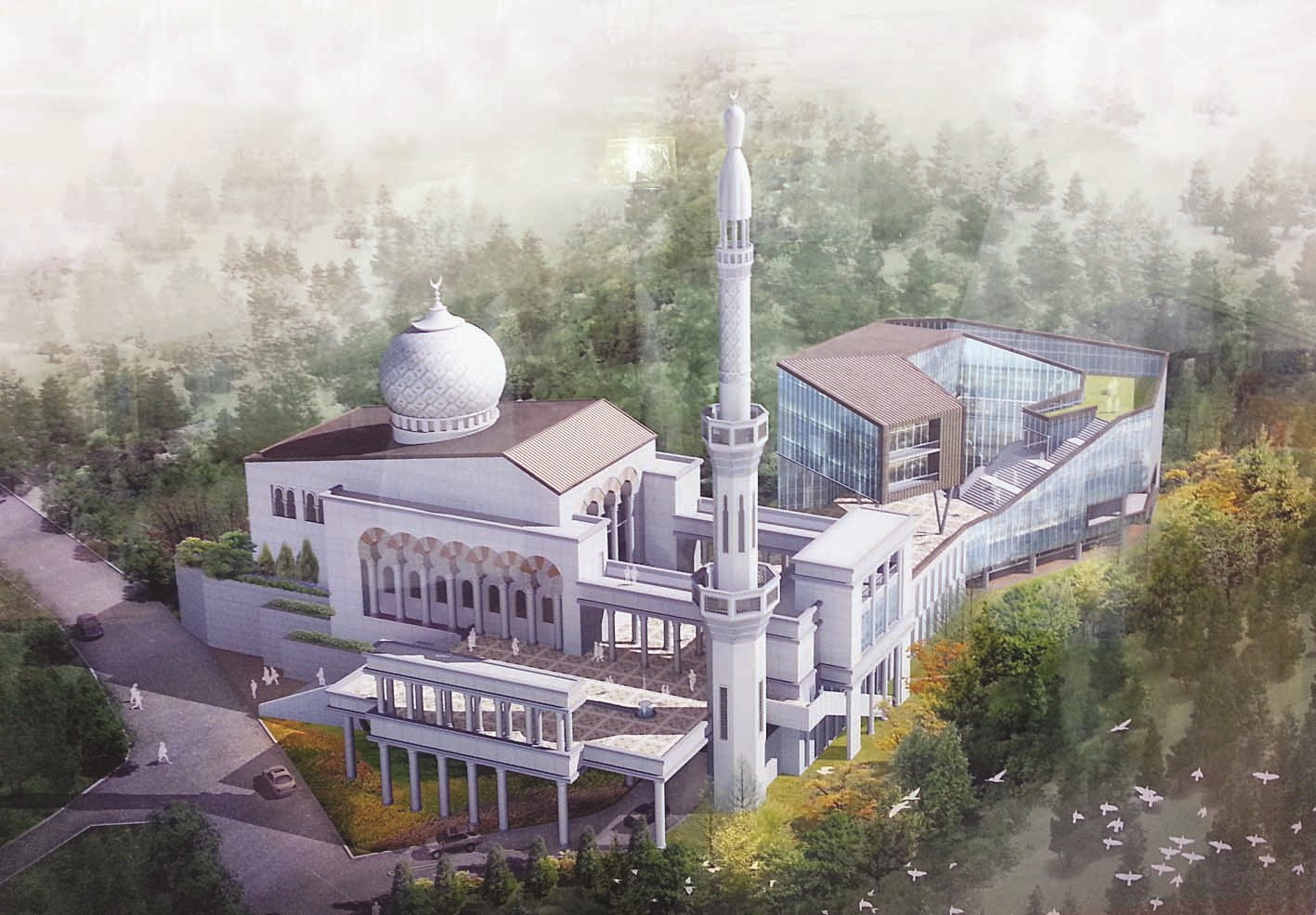 المخطط الجديد للمسجد