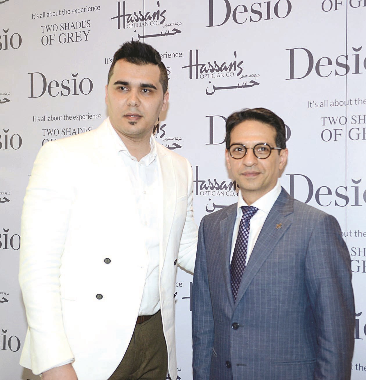 الدكتور كيان حسن مع مدير العلاقات العامة