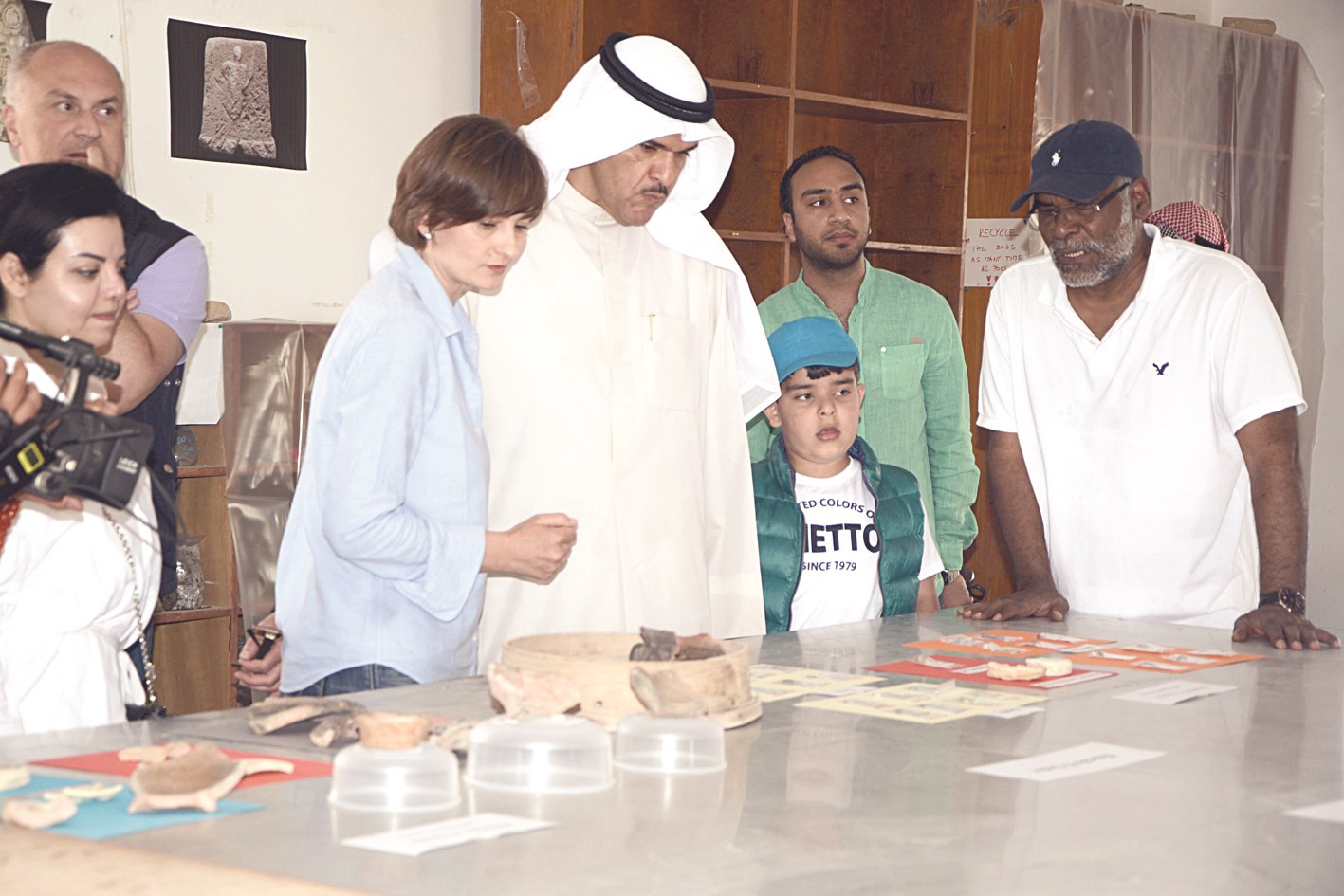 جانب من الزيارة