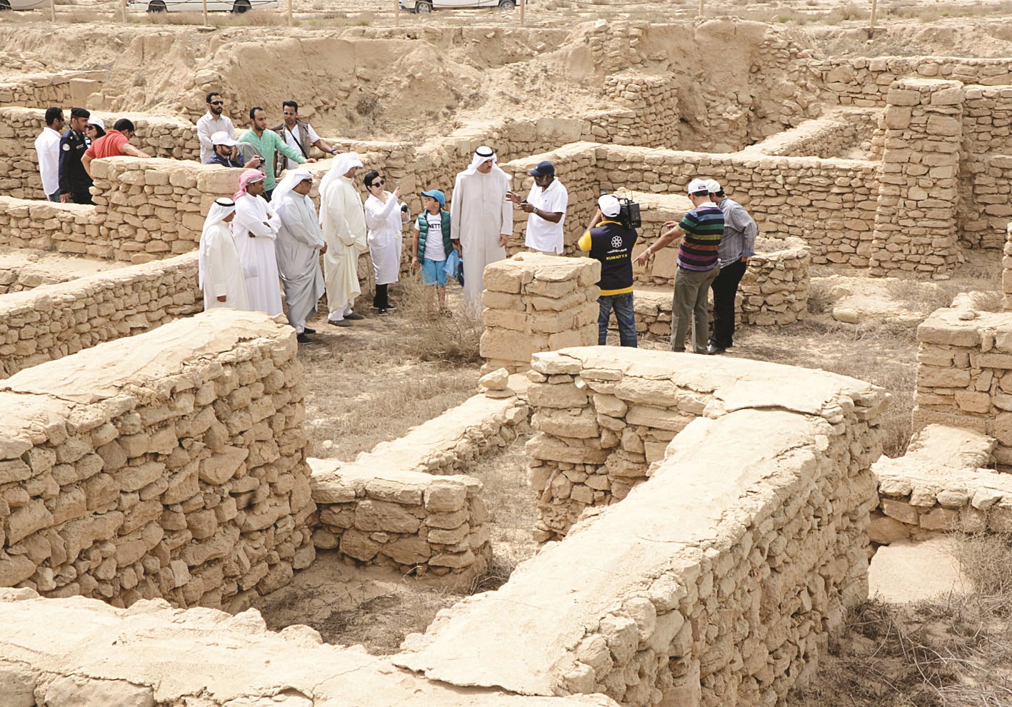 داخل أحد المواقع الأثرية