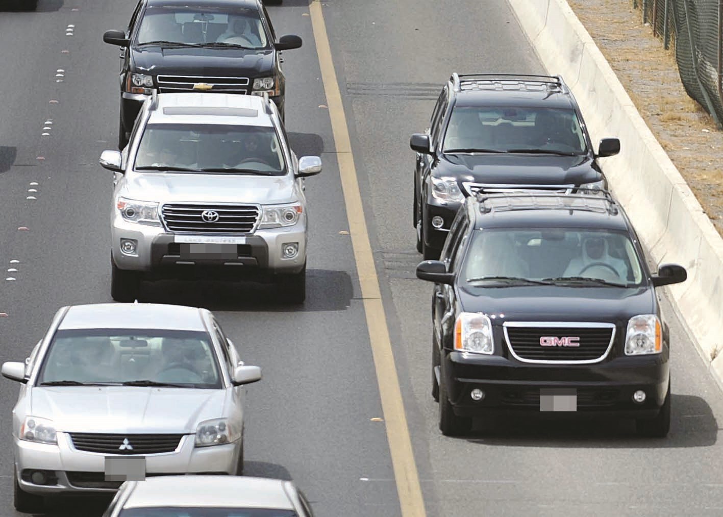 السير على حارة الامان سيكون متاحا من غد ضمن شروط محددة (تصوير سعد هنداوي)