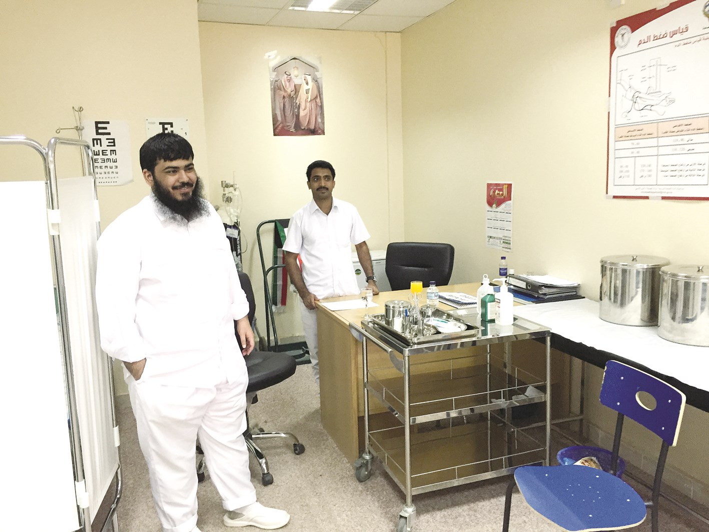 عيادة طبية جاهزة للتعامل مع الطوارئ