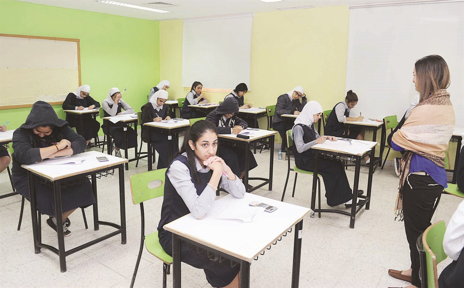 هدوء عام في لجان البنات