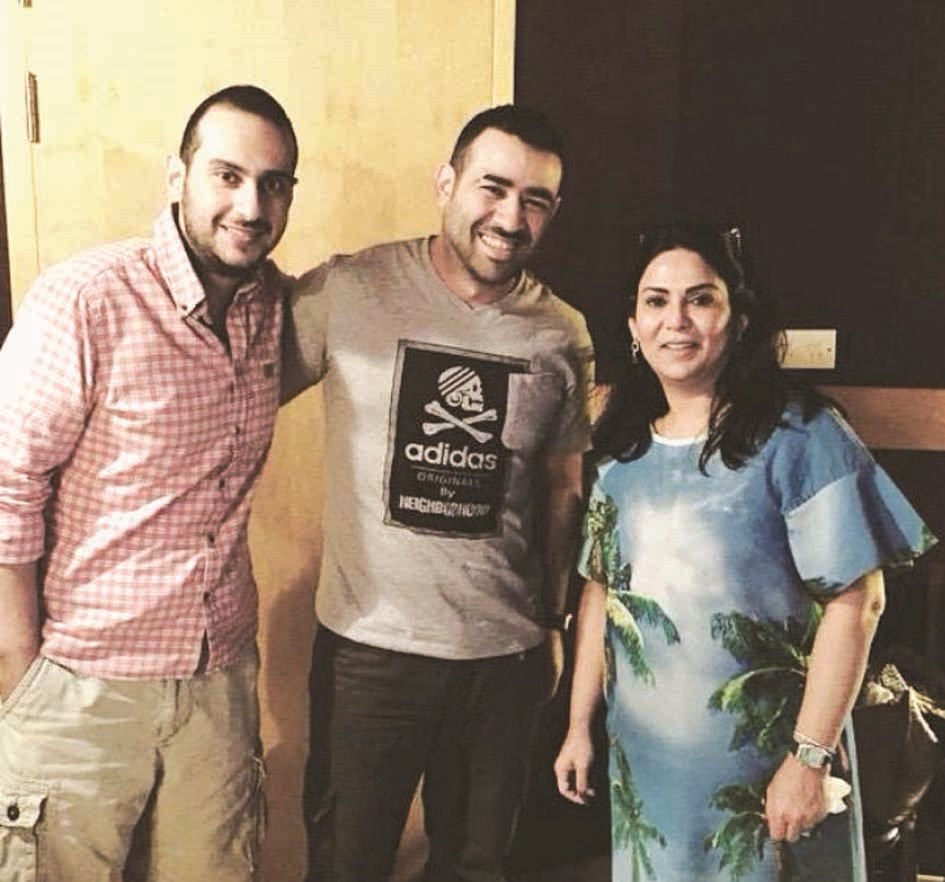 نوال مع بشار الشطي وبدر كرم