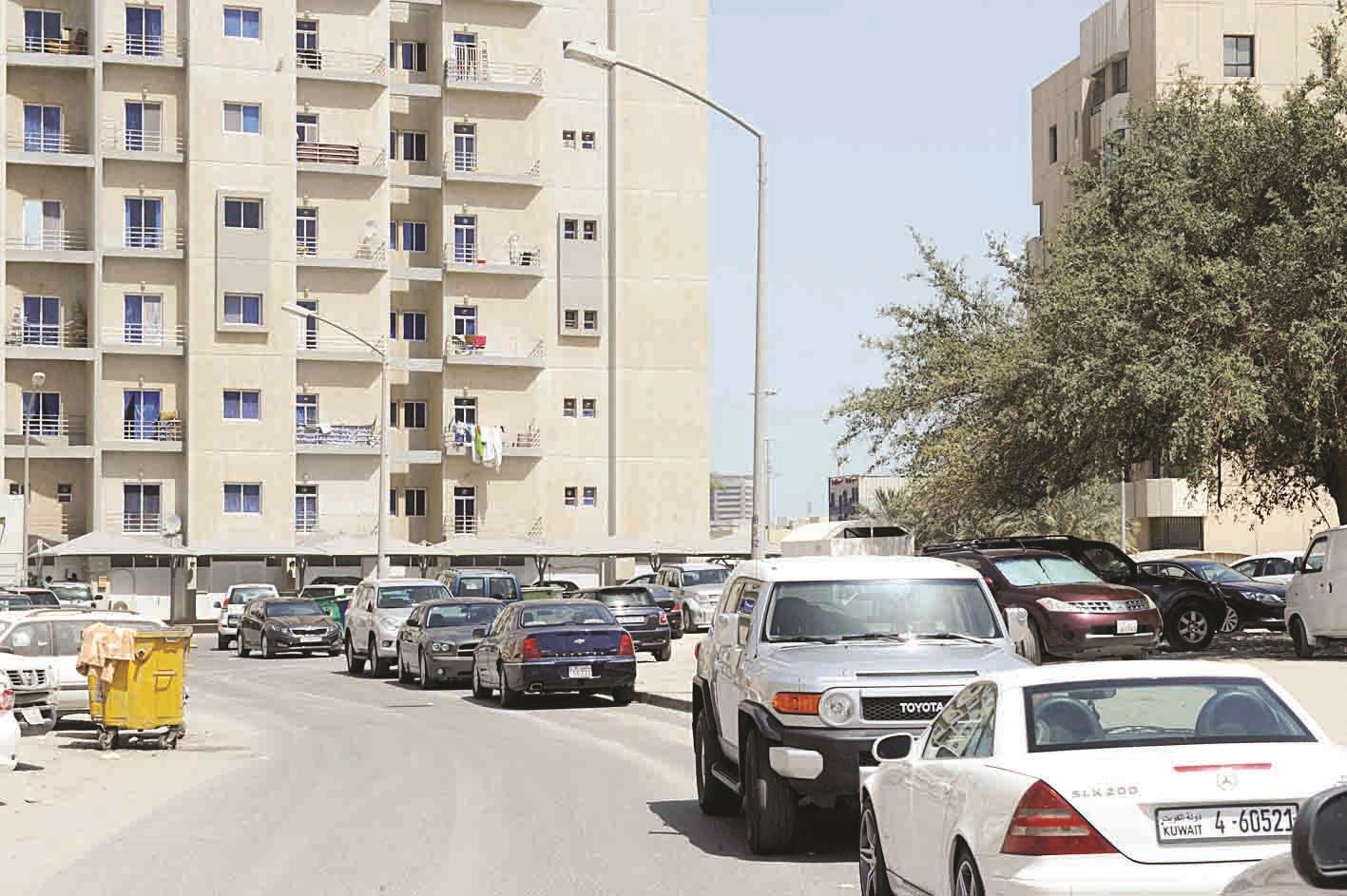 الوقوف على الطريق لعدم وجود مواقف