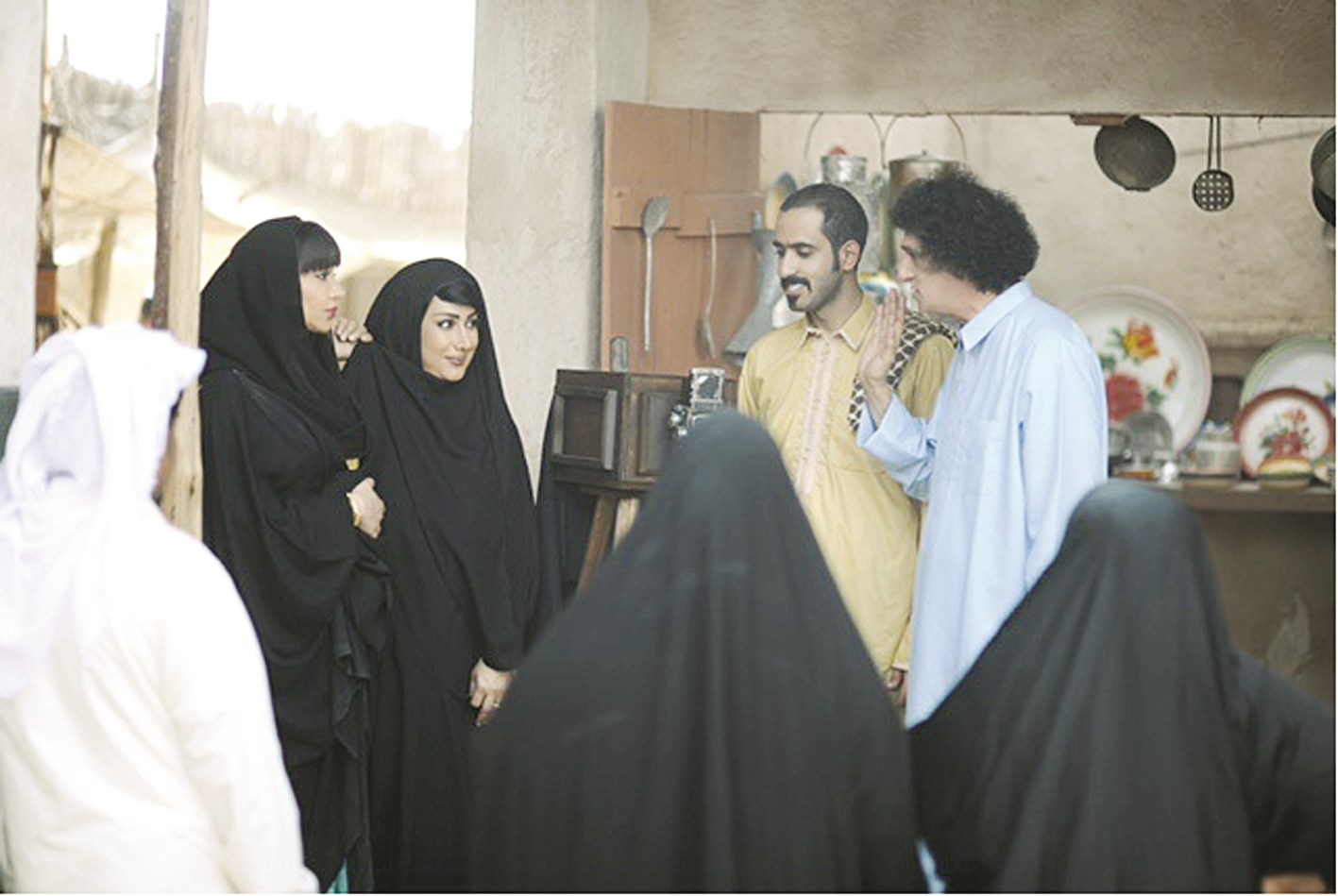 في مشهد من «حارش ووارش»