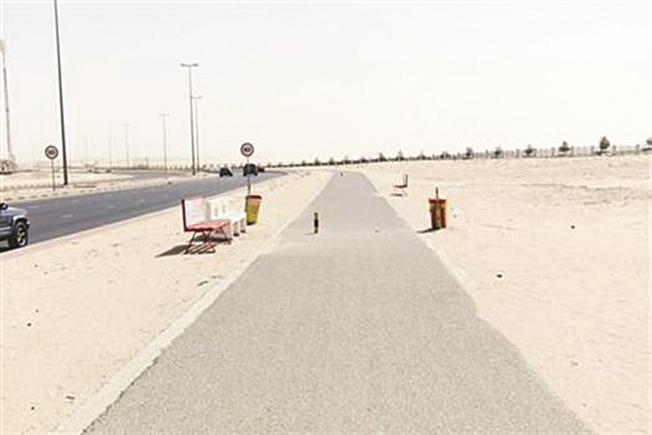 ممشى دون خدمات