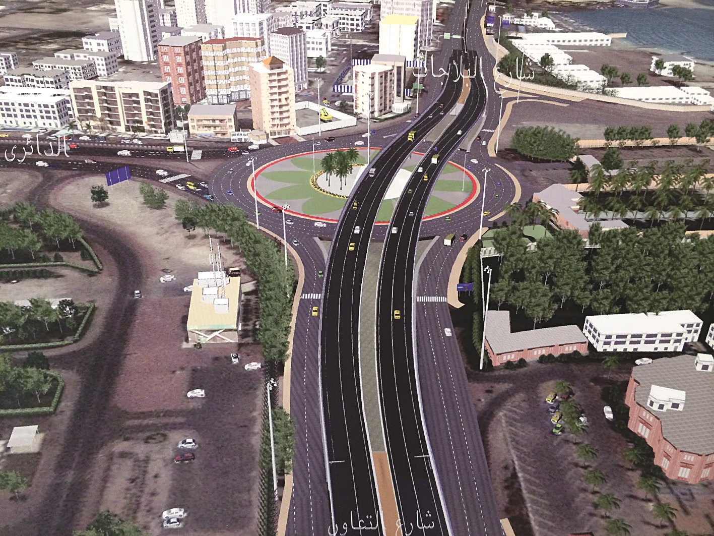 جسر واصل بين شارع التعاون والبلاجات