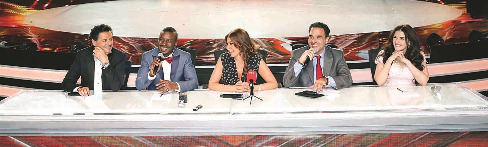 من المؤتمر الصحافي الذي تلا حفل الختام