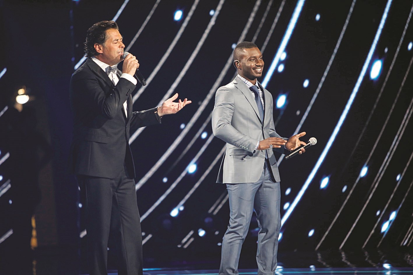 راغب علامة وهوساوي على المسرح