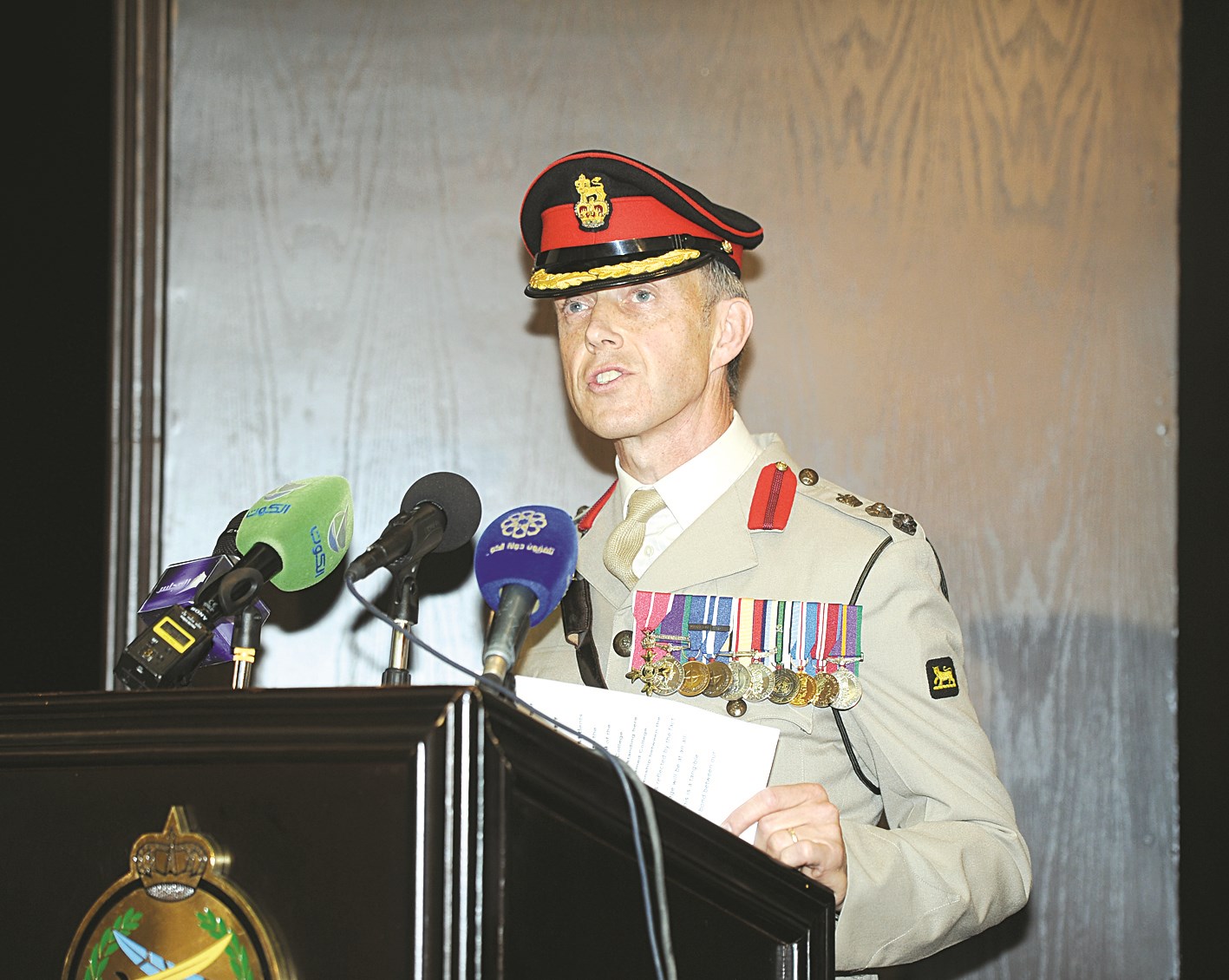 كليباتريك ملقياً كلمته