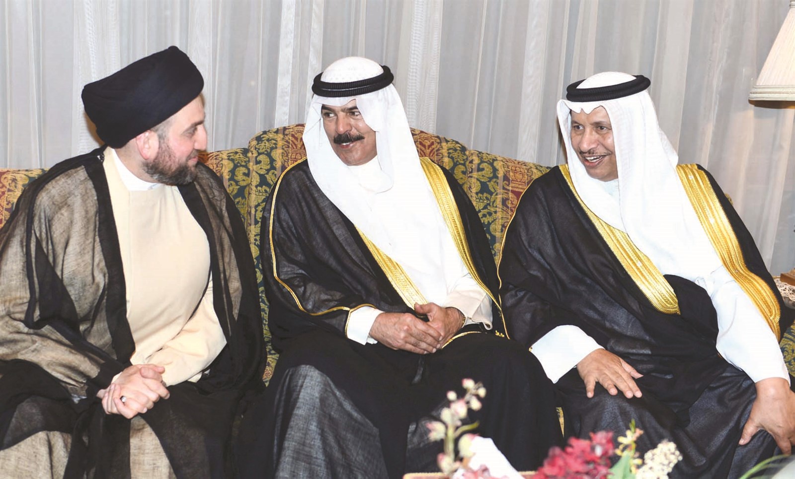 المبارك وعمار الحكيم ومحمد الخالد