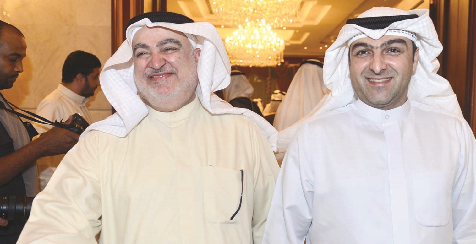 خليل الصالح وياسر أبل بين الحضور