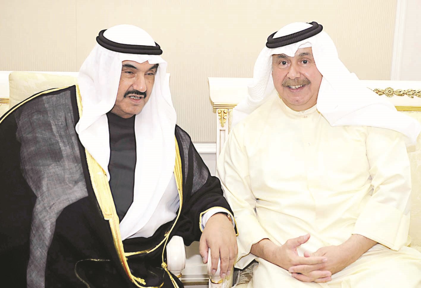 سليمان الفهد مقدما التهاني