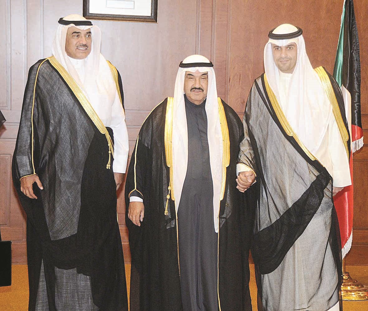 ناصر المحمد وصباح الخالد وأنس الصالح