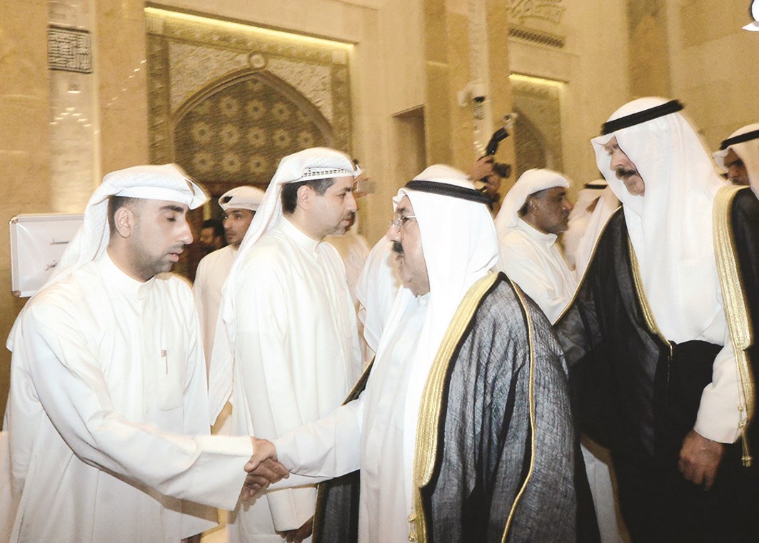 ناصر الصباح ومحمد الخالد يعزيان