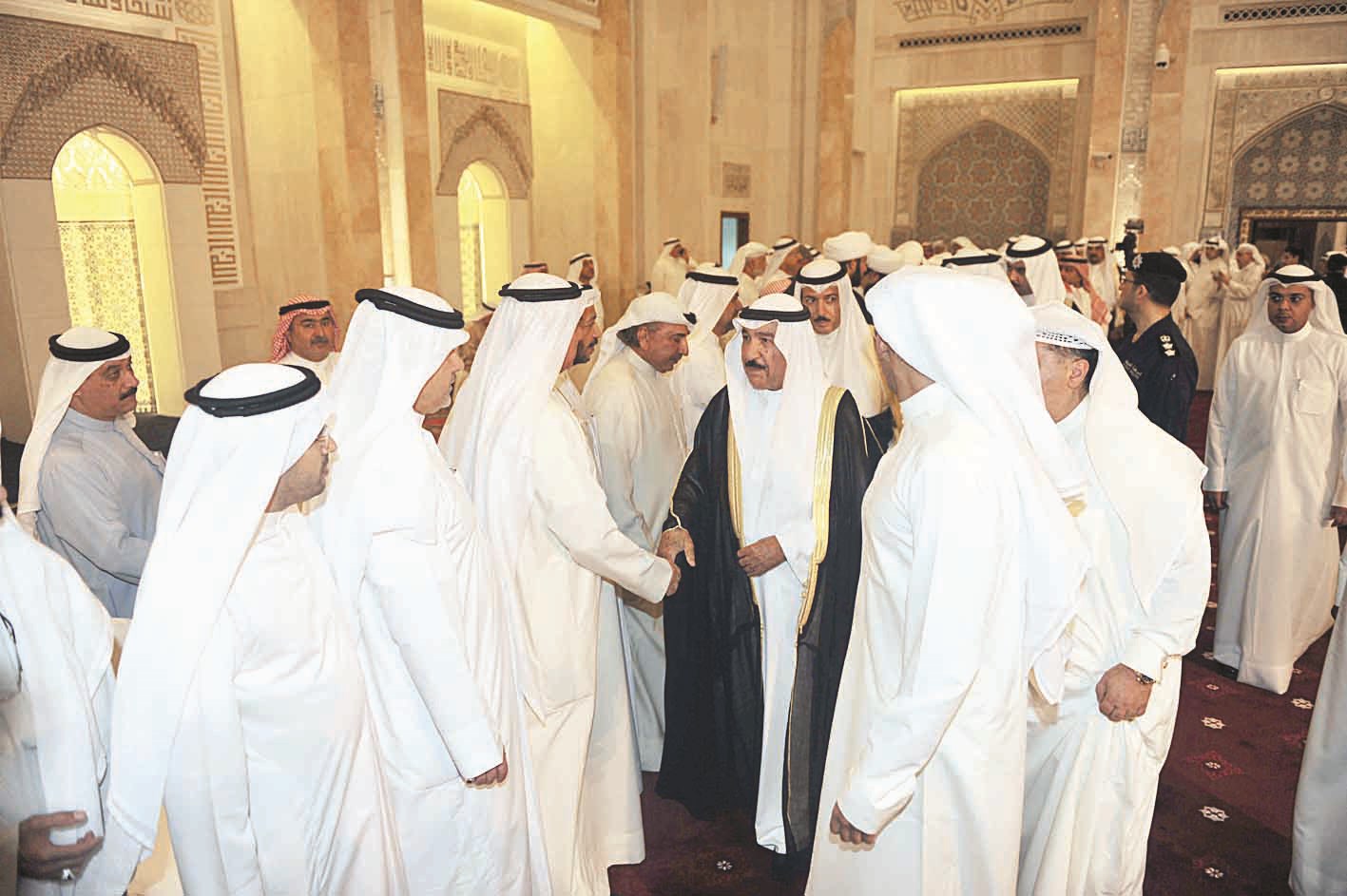 جابر العبد الله معزياً