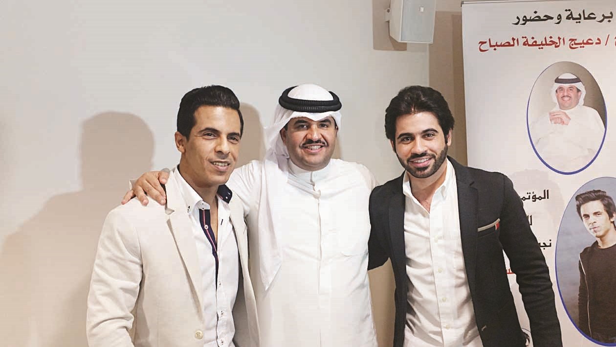 دعيج الخليفة يتوسط سالم مساعد ومطلق الزعبي