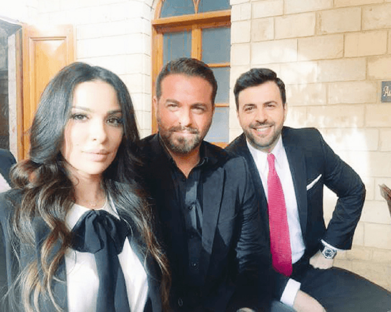 تيم حسن ويوسف الخال ونادين نسيب نجيم في كواليس «تشيللو»