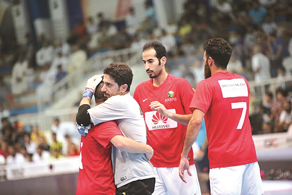 احتفال بالفوز