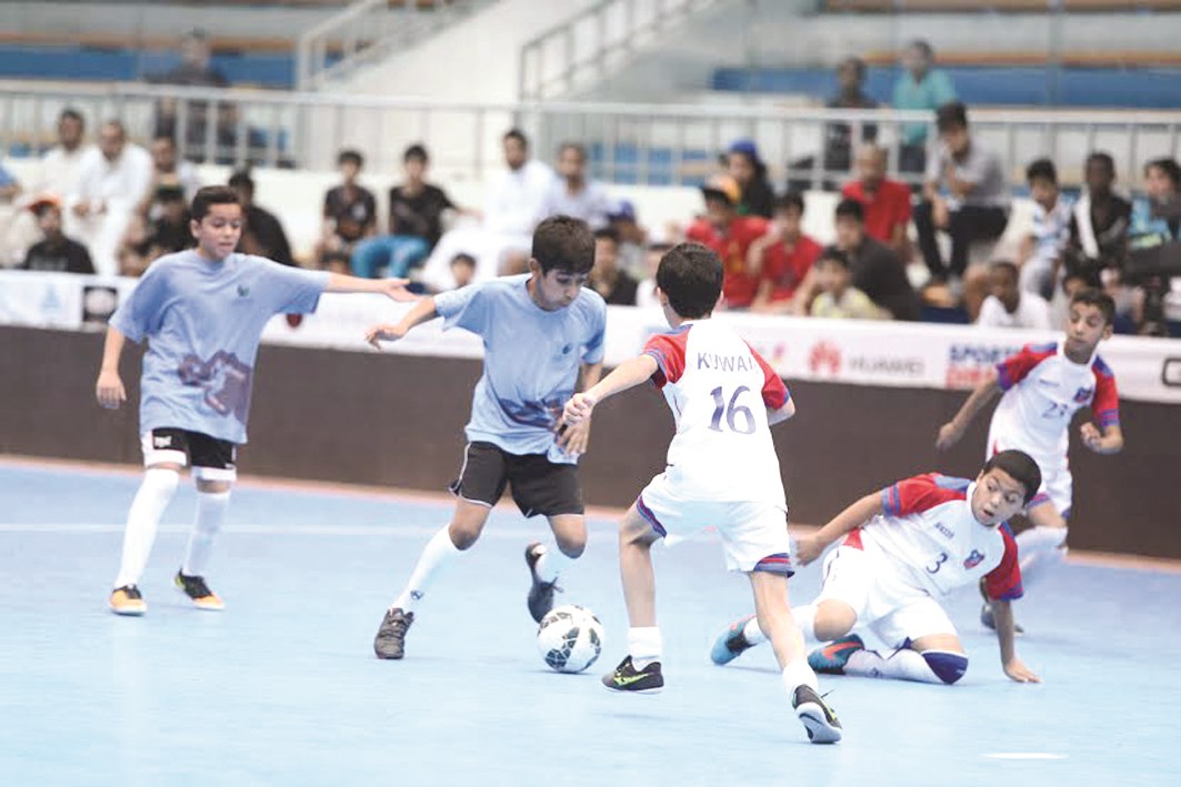 من مباراة «الأبطال» والكويت في منافسات البراعم