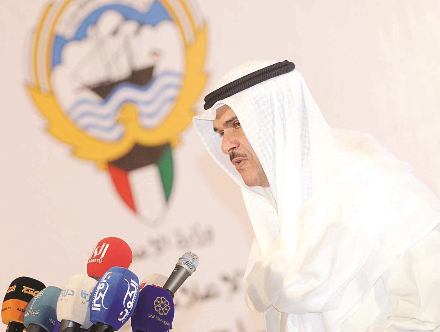 الحمود متحدثاً في الحفل