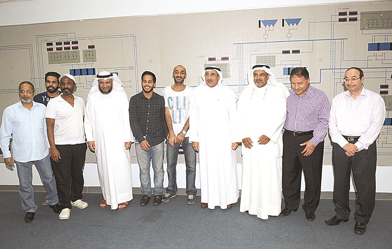 في مركز تحكم مياه الشويخ