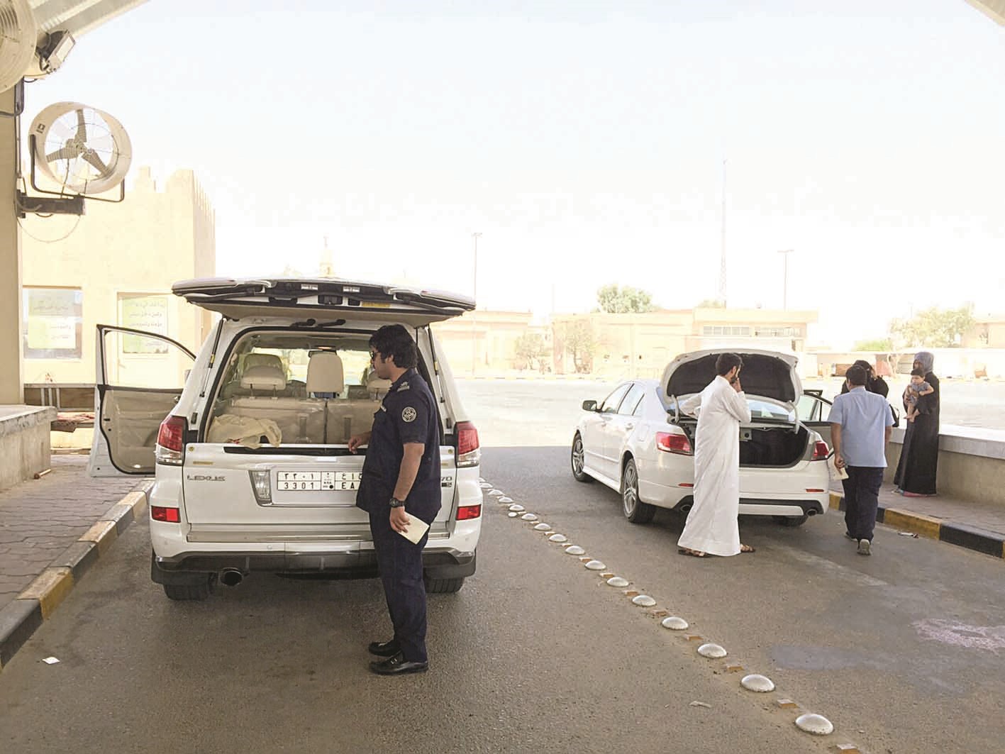 تفتيش سيارة في النويصيب
