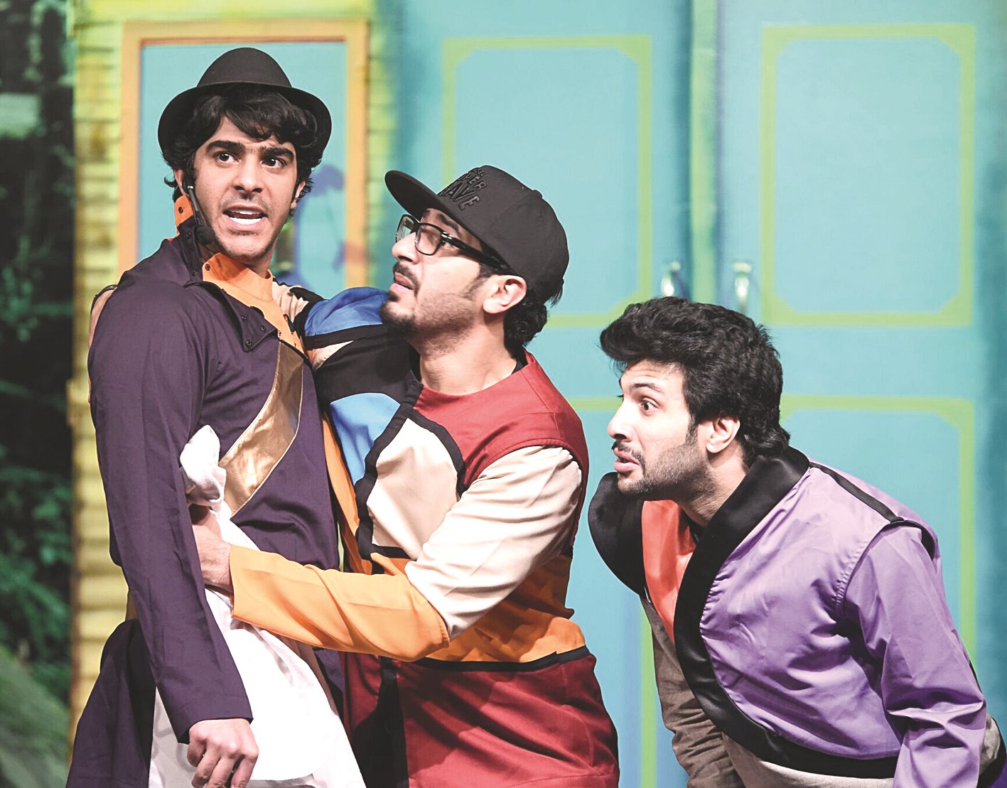 ميثم بدر وحمد العماني وعبدالسلام محمد