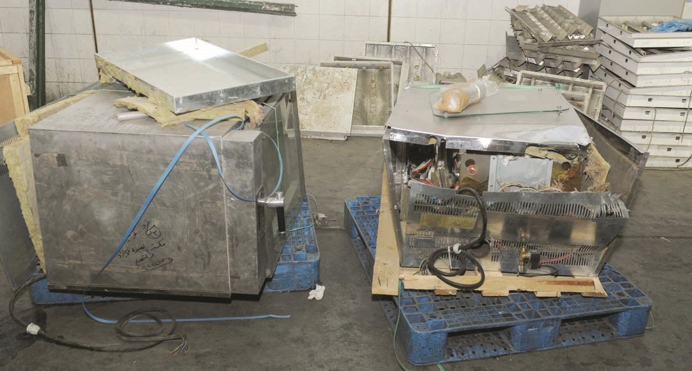 الفرن الذي استخرج منه 3.5 مليون حبة مخدرة