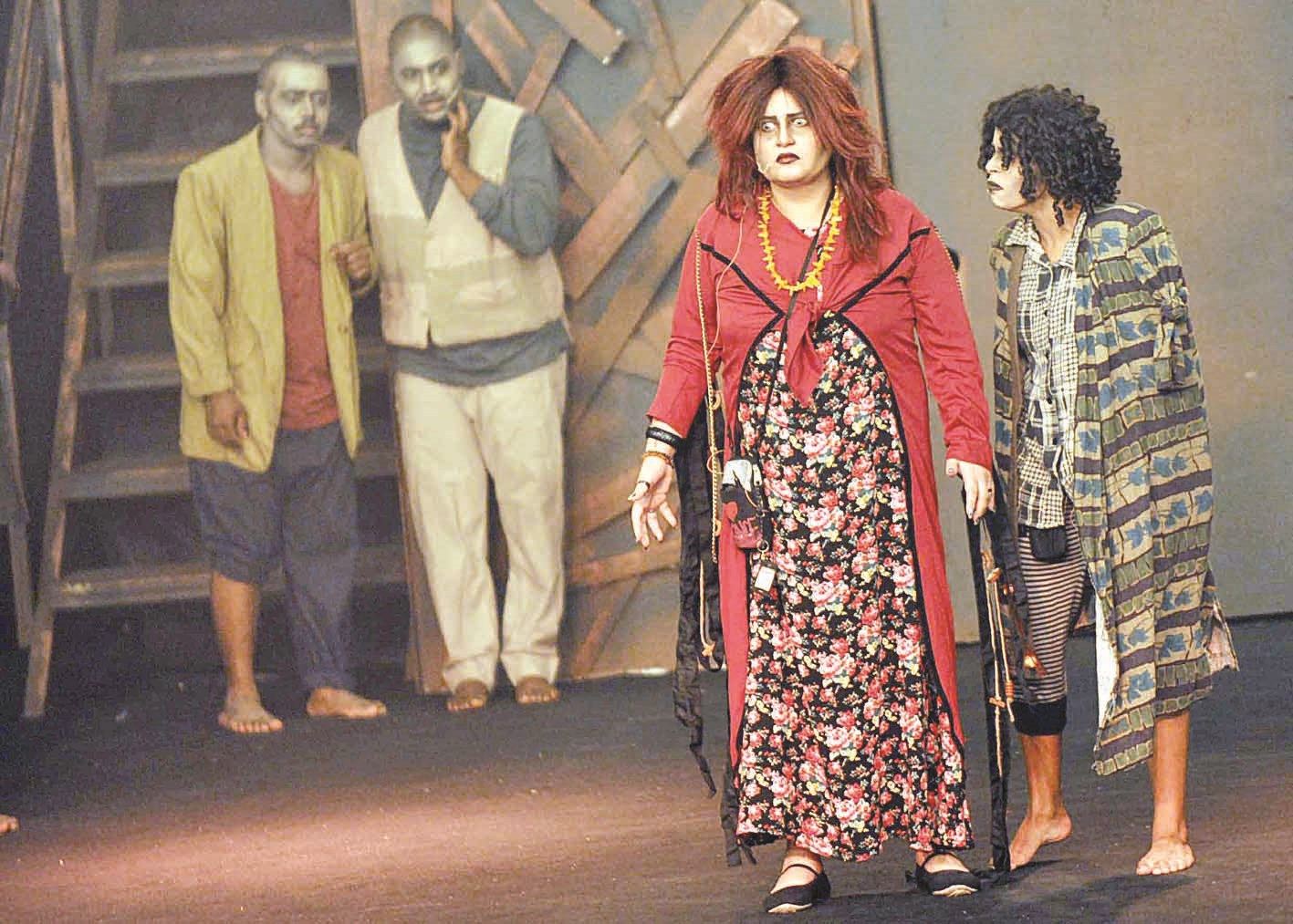 رهف في شخصية «الغولة»    (تصوير سعد هنداوي)