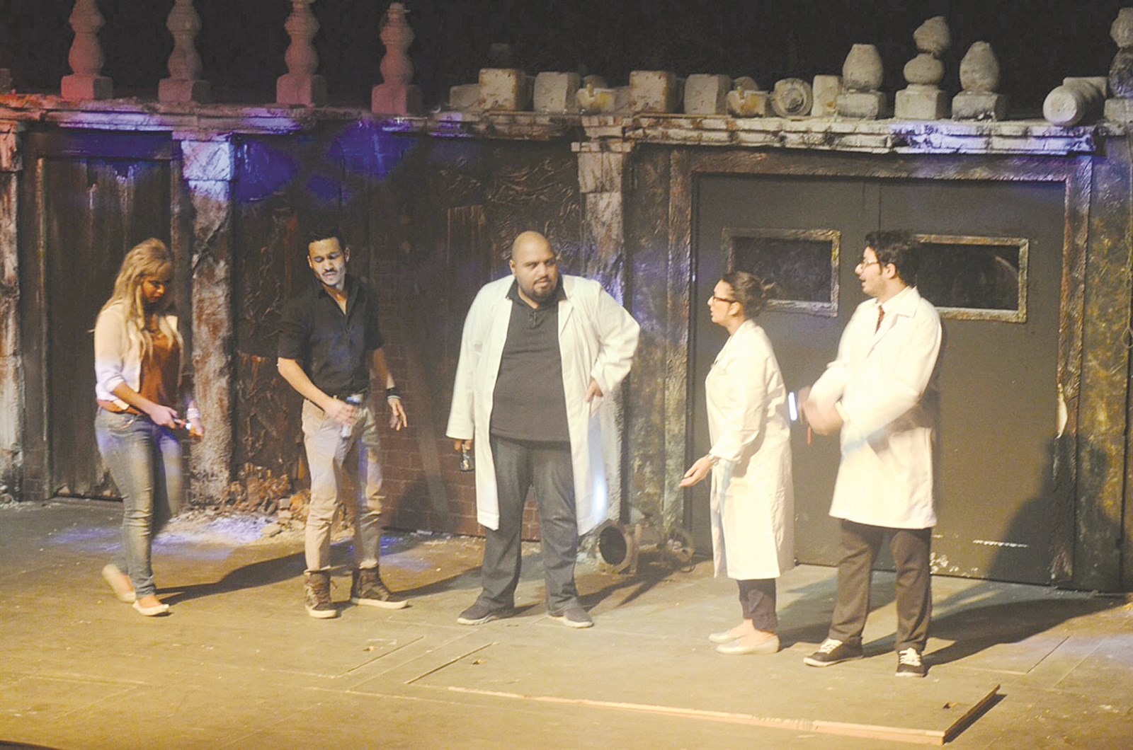 لقطة من المسرحية