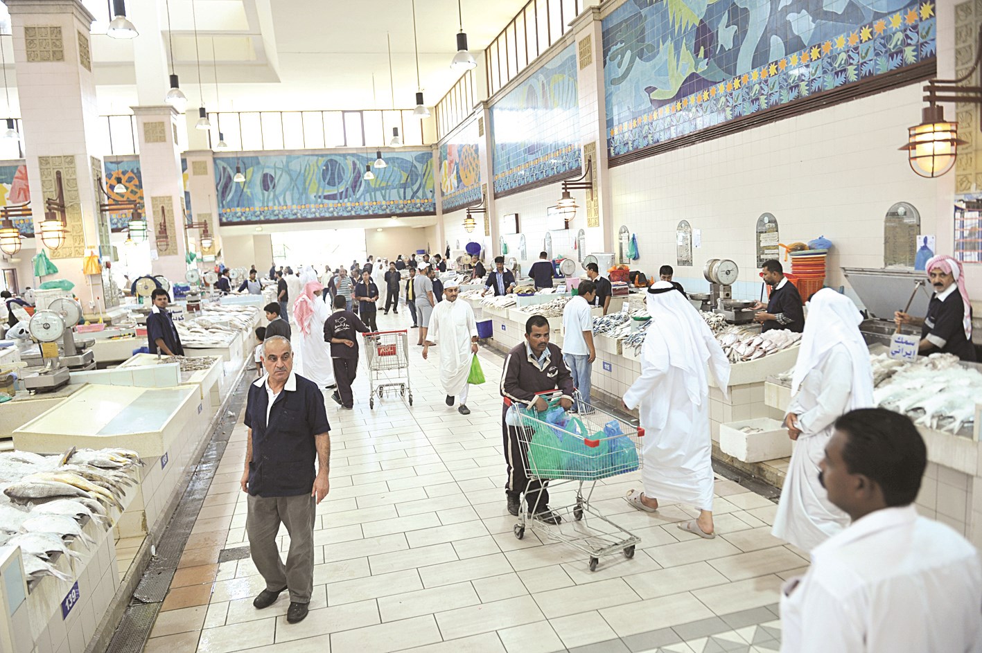 إقبال ضعيف من الزبائن