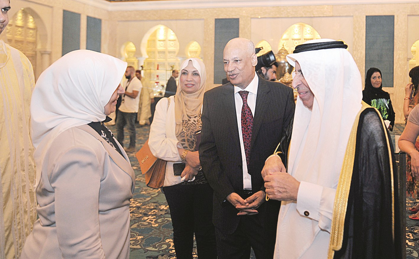 الصبيح والسفيران السعودي والمصري