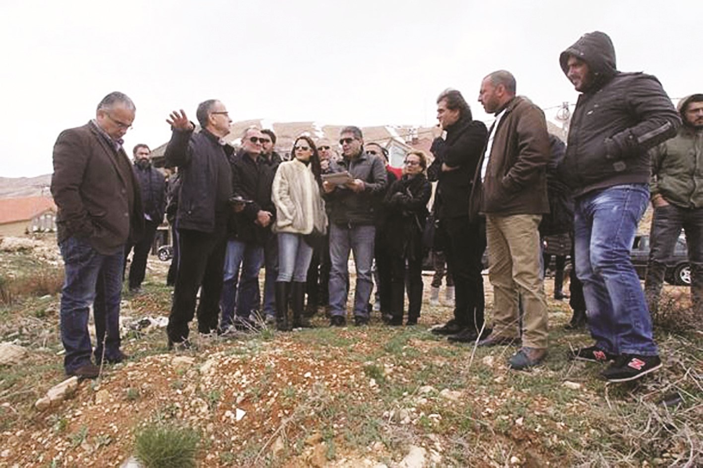 ستريدا جعجع تتفقد موقع مهرجانات الأرز