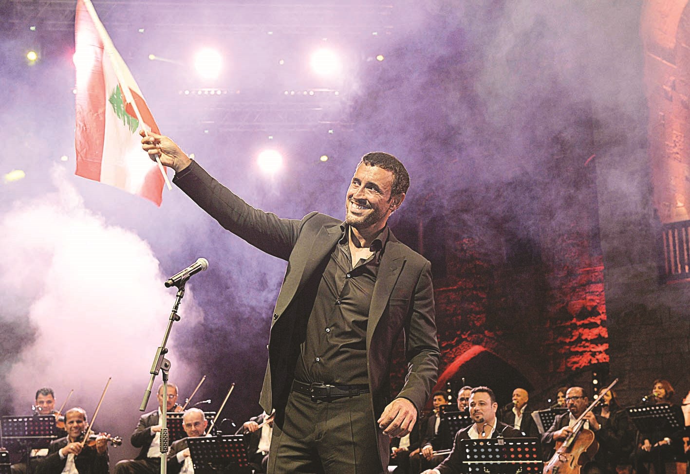 كاظم الساهر في بيت الدين