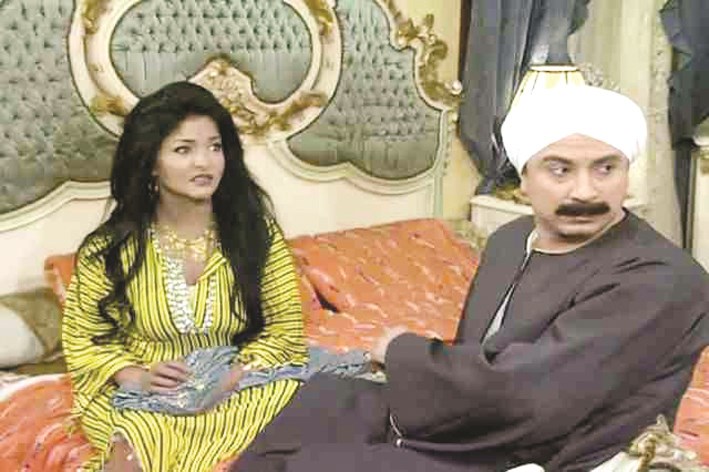 أحمد سعيد عبدالغني وعلا غانم في مشهد من «سلسال الدم»