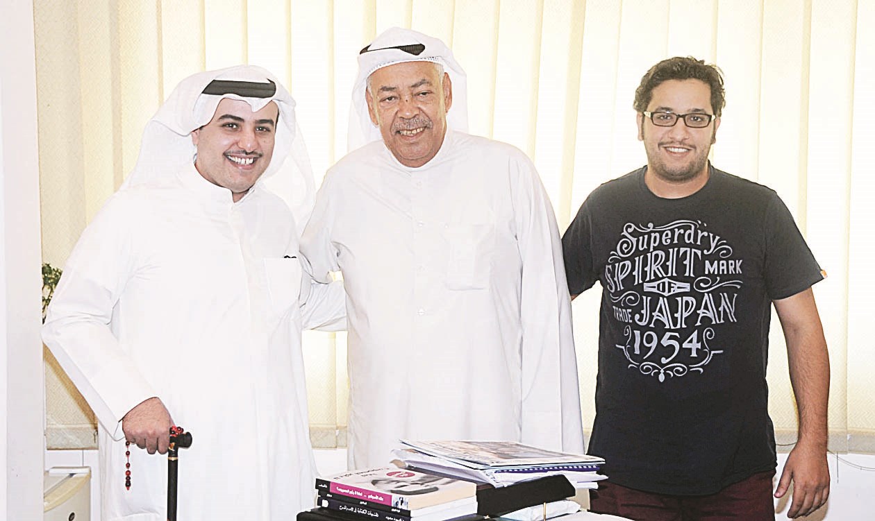 الفرج متوسطاً السعيد والصبر (تصوير طارق عزالدين)