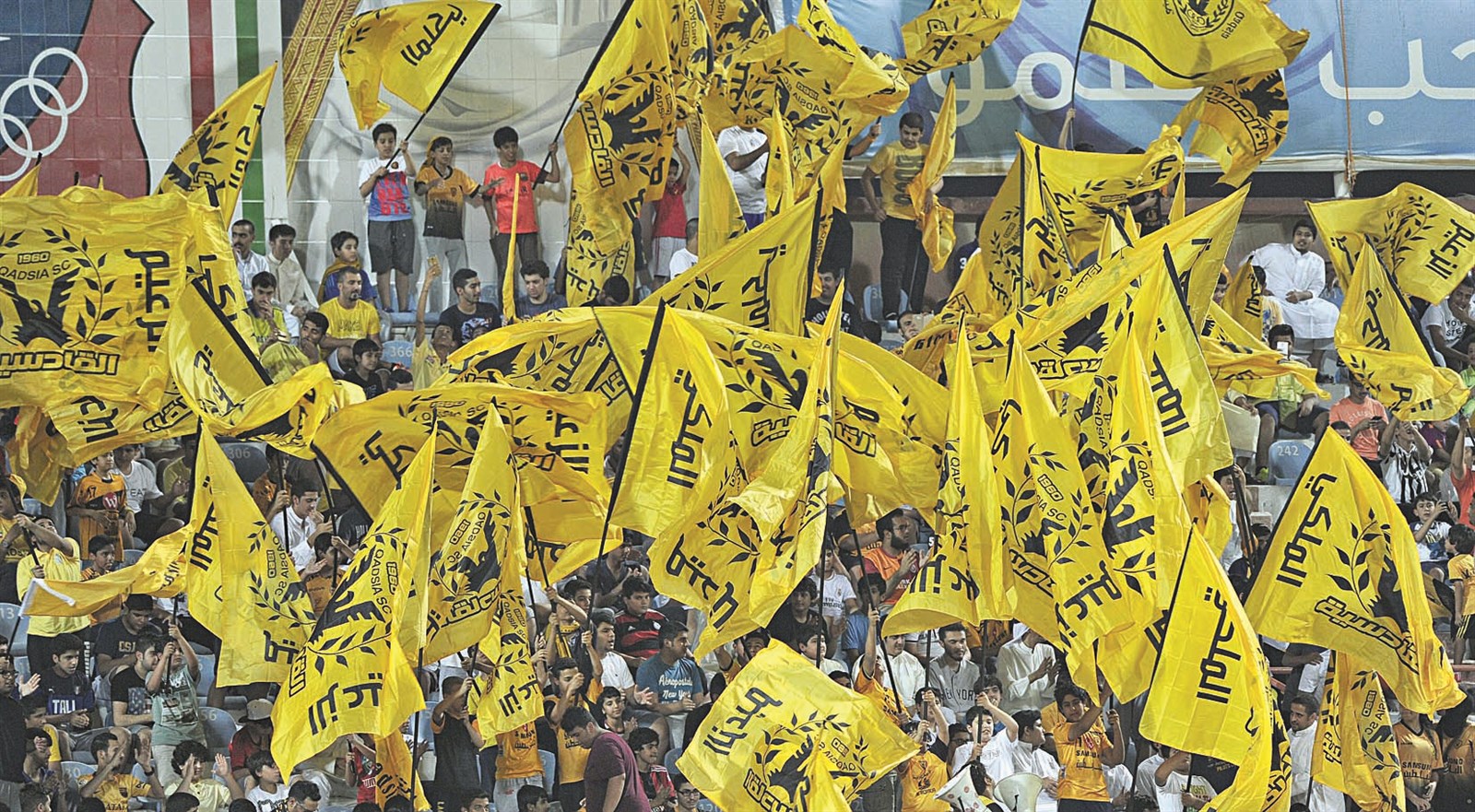 جماهير القادسية حضرت بكثافة أمس