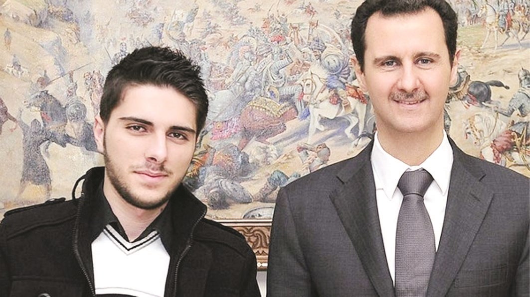 محمد الحلقي مع الأسد