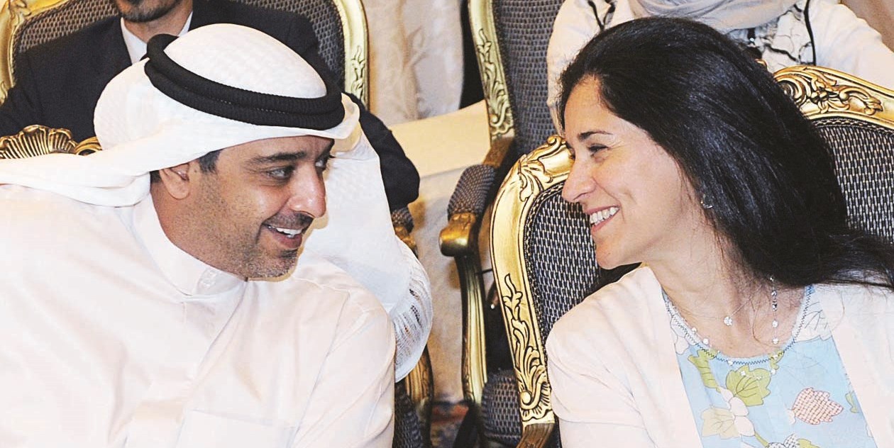 حديث بين العبدالله وانتصار سالم العلي