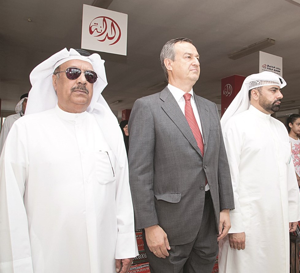 الرئيس التنفيذي لبنك الخليج خلال مراسم الانطلاق