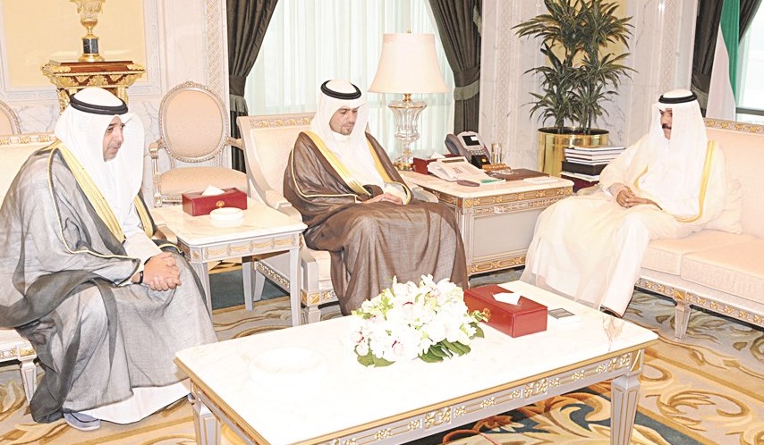 سموه مستقبلاً الصالح والعبدالله