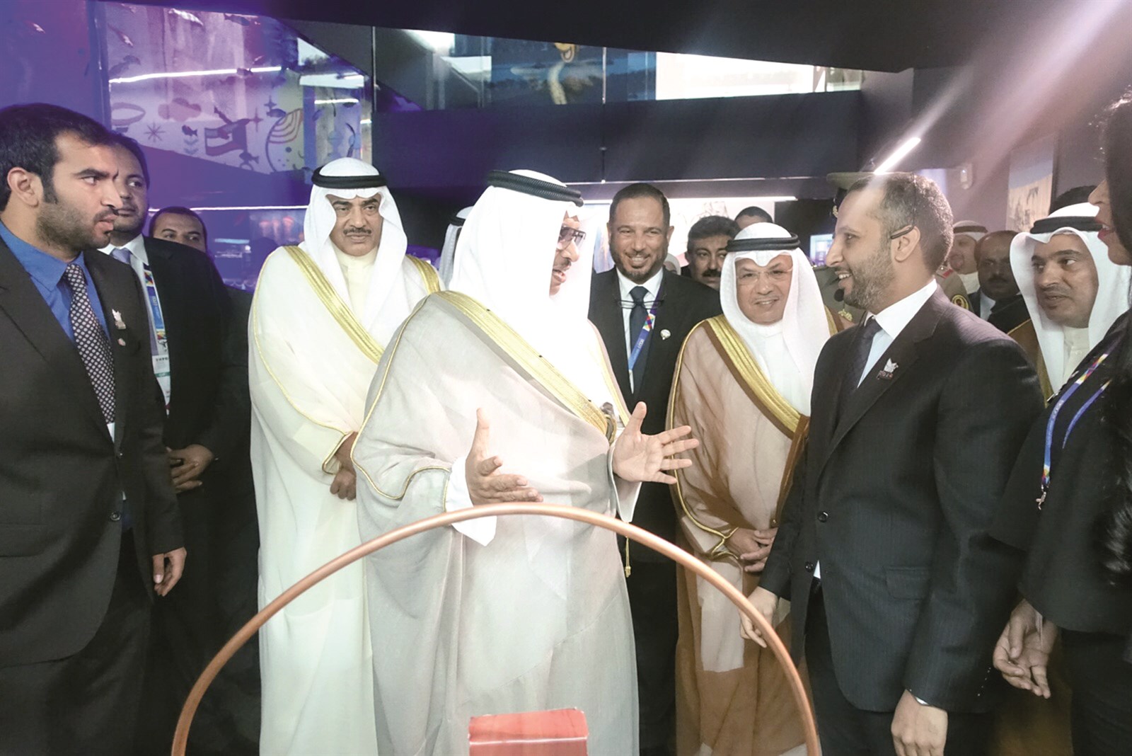 ... وفي حديث على هامش الزيارة