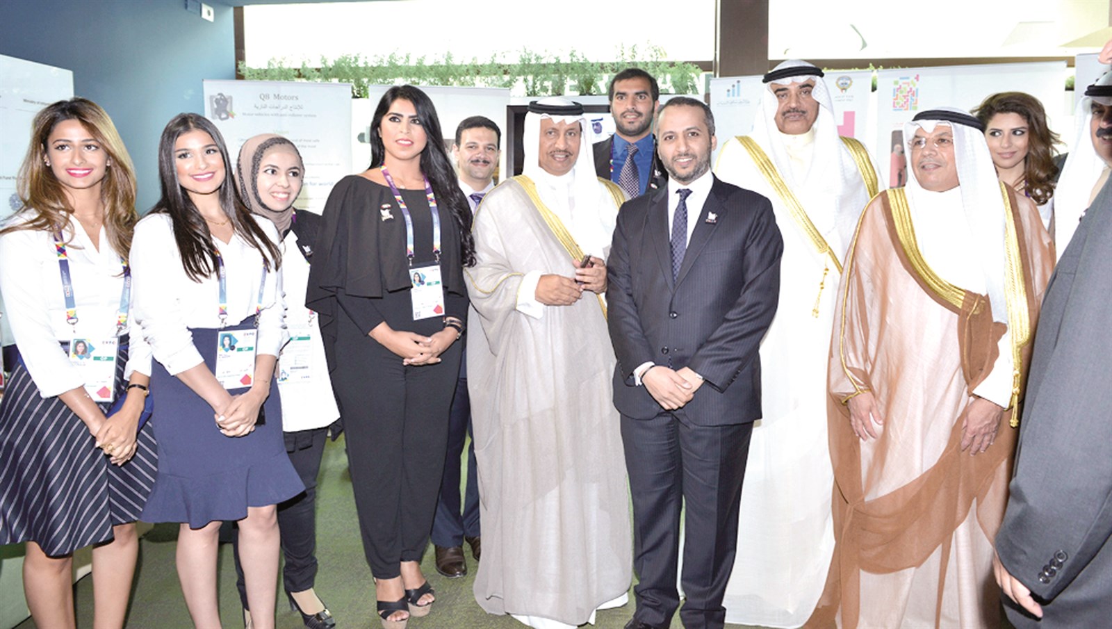 المبارك في جناح الكويت