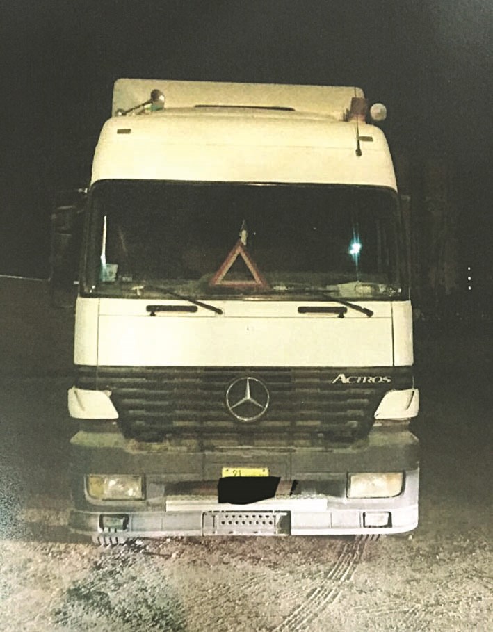 ... ورأس الشاحنة المضبوطة في مزرعته بالوفرة